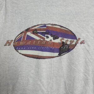 District Kauai Hawaii Gray Graphic T-Shirt Size XL
